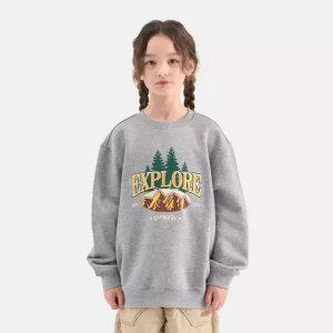 [아웃도어 프로덕츠 키즈]익스플로어 맨투맨 (멜란지) OD253IMM11_MLG