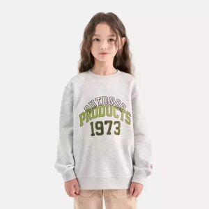 [아웃도어 프로덕츠 키즈]에센셜 그래픽 맨투맨 (오트밀) OD253IMM02_OTM