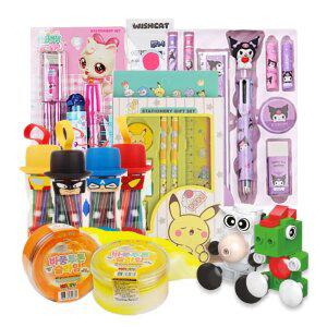 따뜻한 집콕 놀이용품&신학기 문구세트 모음전/슬라임 만들기재료 연날리기