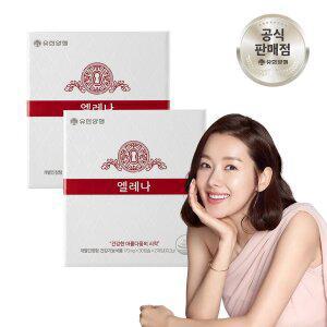유한양행 엘레나 여성 질 건강 유산균 60캡슐 2개 UREX 프로바이오틱스
