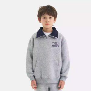 [아웃도어 프로덕트 키즈]기모 반집업 맨투맨 (멜란지) OD254IZM05_MLG