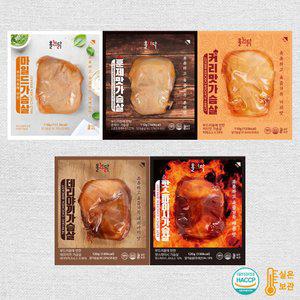 홀리닭 바로먹는 실온 부드러움에 반한 닭가슴살 5종 10+10 (총 20팩)