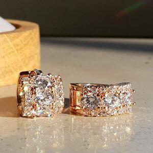 14k G.F 블링 샤인 원터치 링귀걸이 EA0818