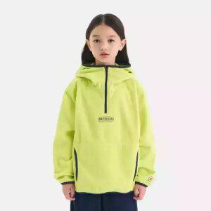 [아웃도어 프로덕트 키즈]폴라플리스 반집업 후드티 (라임) OD254IHD10_LIM