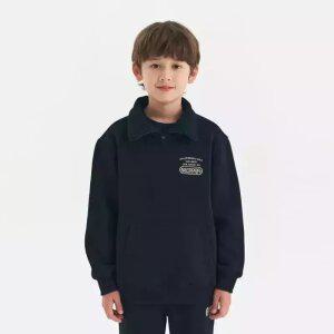 [아웃도어 프로덕트 키즈]기모 반집업 맨투맨 (블랙) OD254IZM05_BLK