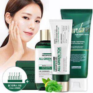 긴급진정&모공축소 핫템! 메디픽미 모공수축 리얼스피룰리나 포어 퍼펙트 워시오프마스