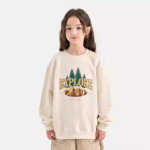 [아웃도어 프로덕츠 키즈]익스플로어 맨투맨 (크림) OD253IMM11_CRE