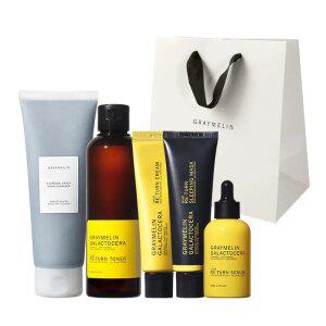 [쇼핑백증정] 리턴 장벽강화SET (리턴크림50ml+토너+세럼+슬리핑팩+차콜폼클150ml)