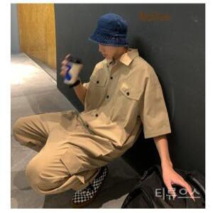 스즈키복 점프슈트 커버롤 스즈끼복 하계정비복 일체형작업복 여름작업복 치노 티류으