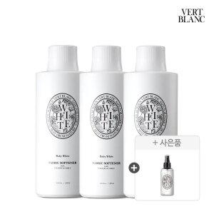 [2+1+증정품]베르블랑 아기 섬유유연제 본품/리필 1L 3개+섬유탈취제 증정
