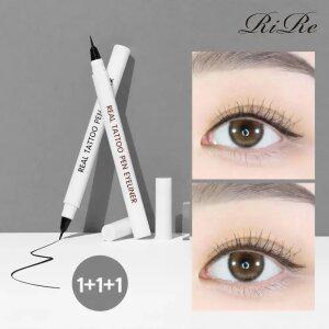 [3개] 리르 리얼 타투 펜 아이라이너 - 아이라인 붓펜 리퀴드 워터프루프