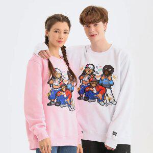 F1233 무니크영 크루 인 힙합 맨투맨 티셔츠