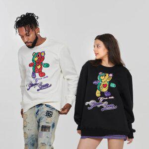 F1161 무니크영 반다나 베어 맨투맨 티셔츠