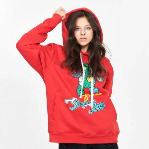 F1177 무니크영 반다나 베어 후드 티셔츠