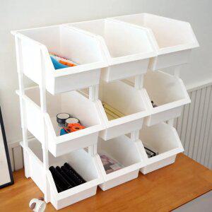 보노하우스 이유 적층형 다용도 정리함 9P 미니 수납 바스켓