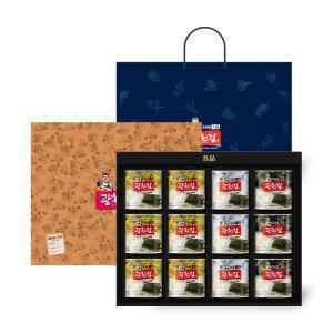 [광천김 선물세트] 고급 선물세트 2호 (캔김12캔+선물용가방)