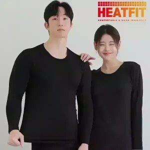 히트핏 베이직 남자 여자 기모 내복 내의 상하세트 보온