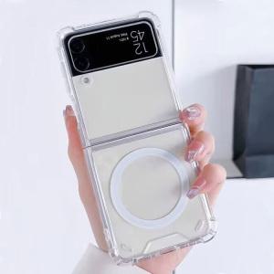 최신 갤럭시 Z플립 투명 맥세이프 케이스 / 핸드폰 지플립 제트 3 4 5 6