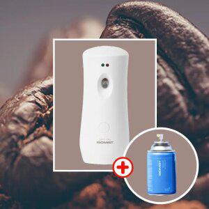 [바이오미스트] 아로마 화장실 사무실 거실 실내 자동 분사기+ 커피프라푸치노 290ml