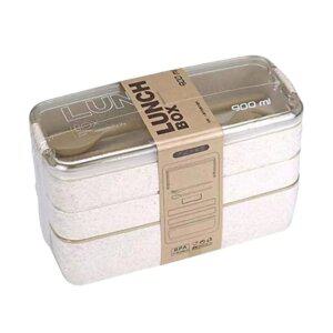 3단 직장인 도시락통 전자레인지 샐러드 과일 어린이 도시락 런치박스