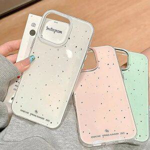 최신 귀여운 아이폰 케이스 미니 도트 컬러 / 핸드폰케이스 아이폰17 16 15 14 프로 플