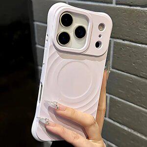 최신 귀여운 아이폰 케이스 맥세이프 원형 패턴 컬러 / 핸드폰케이스 17 16 15 14 에어