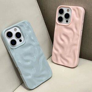최신 귀여운 아이폰 케이스 컬러 물결 유광 / 핸드폰케이스 17 16 15 에어 프로 플러스