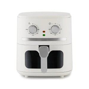 COMS 6.5L 에어프라이어 유리 투명창 다이얼 사각 바스켓 공기 순환 미니 오븐 / 에어