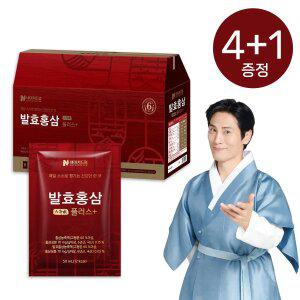 [4+1증정][네이처드림] 발효홍삼 플러스 50ml 30포 1박스 /홍삼선물세트 명절선물
