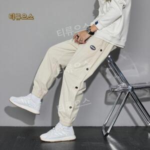 남성용 겨울 코듀로이 밴딩 조거팬츠 유미안나 런닝 티류으스