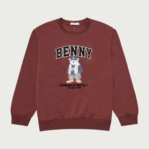 공용 백 브러쉬 프론트 빅 베니 맨투맨_476(10540-031-852-12)