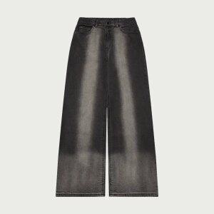 여성 히든밴딩 백 브러쉬 슈퍼와이드 데님팬츠_100(10540-155-804-10)