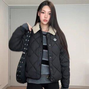 여성 포레스트 라이트웨이트 퍼 카라 퀼팅 점퍼_100(10540-110-812-69)