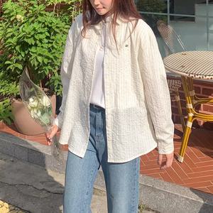 [엔소아] 위니 팬던트 스트라이프 셔츠