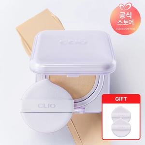 클리오 킬커버 메쉬 블러 쿠션 기획 [본품+리필] [GIFT] 퍼프(랜덤) 2P