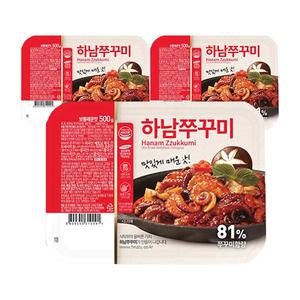 하남쭈꾸미 보통매운맛, 500g, 3개