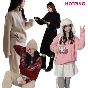 [핫핑] 44~110/겨울 베스트&신상/빅사이즈/니트/가디건/뷔스티에/조끼/오프숄더/반팔니