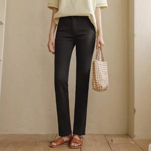 찰떡치즈 블랙 일자팬츠(기장 3type)