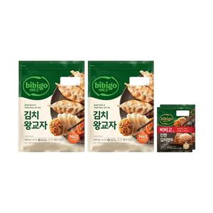CJ 비비고 김치왕교자 1.05kg, 2개 + 수제진한김치만두 400g, 2입, 1개