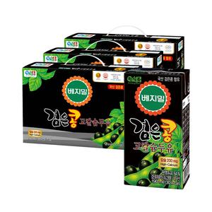 베지밀 검은콩 두유 고칼슘 190ml 72팩