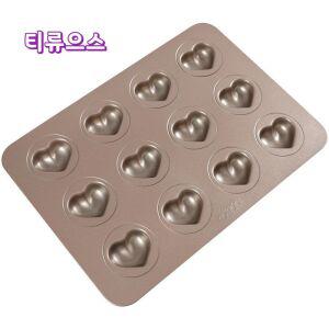하트 마들렌 도넛 틀 베이킹 오븐용 트레이 티류으스