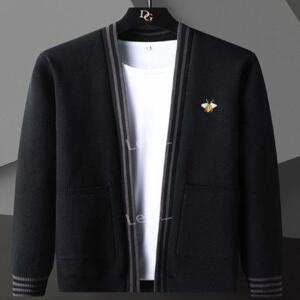 30대 니트 직장인 가을 머슬핏 라운드 남성 남자 가디건 빅사이즈 깔끔한 슬림