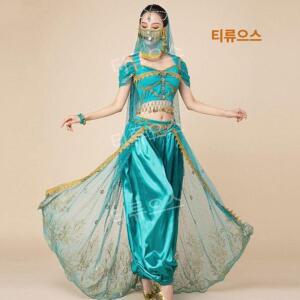 할로윈 알라딘 자스민 공주 옷 코스튬 코스프레 졸사옷 졸업사진 0627 티류으스