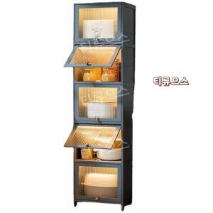 4단 5단 대나무 수납장 우드서랍장 베란다 틈새 공간 티류으스