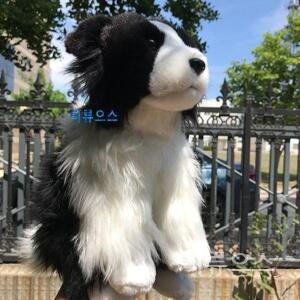 보더콜리인형 보더콜리 인형 실제 리얼 애착인형 티류으스