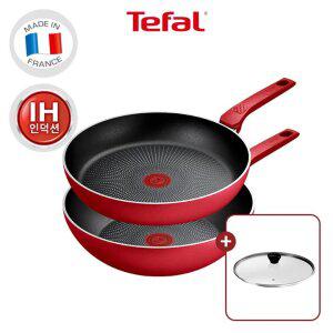 [테팔] 데일리 엑스퍼트 인덕션 프라이팬 2종(팬28+웍28) +레온유리뚜껑28cm
