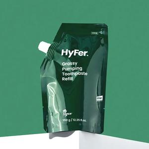 [치약리필]하이퍼 샐러드 펌핑치약리필 펌프 유아 키즈 불소 액상 짜서쓰는