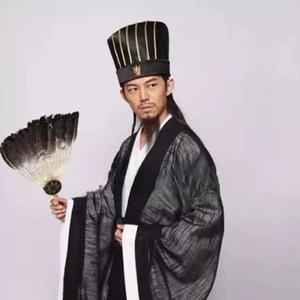 제갈량 의상 삼국지 코스프레 남자 고대 코스튬 복장 부채 모자