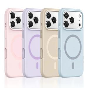 최신 아이폰17 케이스 파스텔 컬러 맥세이프 / 핸드폰케이스 아이폰17 프로 에어 프로