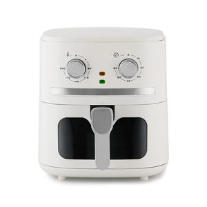 COMS 6.5L 에어프라이어 유리 투명창 다이얼 사각 바스켓 공기 순환 미니 오븐 / 에어